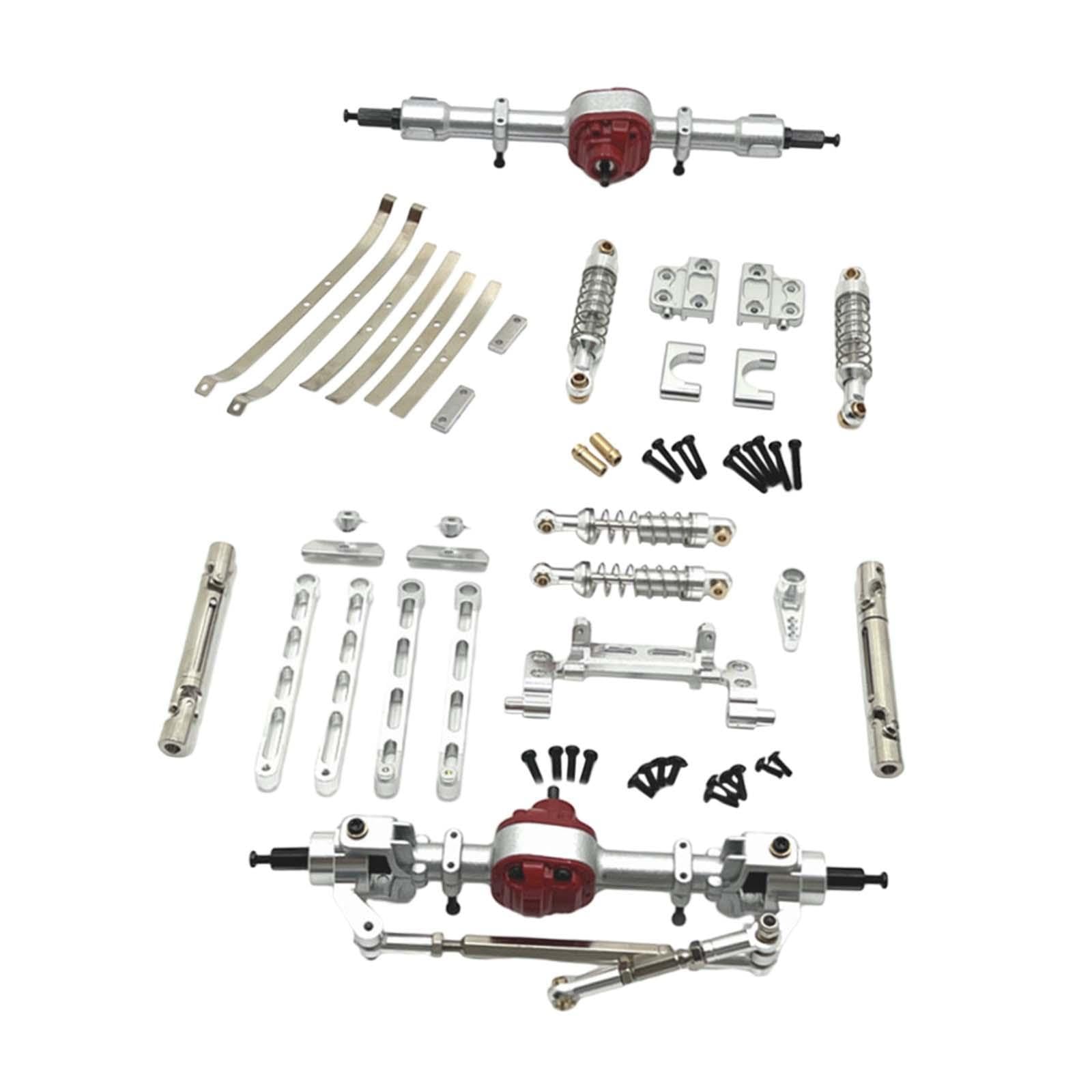 Ricambi per Auto Radiocomandate, Kit di Accessori di Ricambio, Aggiornamento del Telaio, Accessori Installabili Aftermarket per Auto Radiocomandate MN, Argento