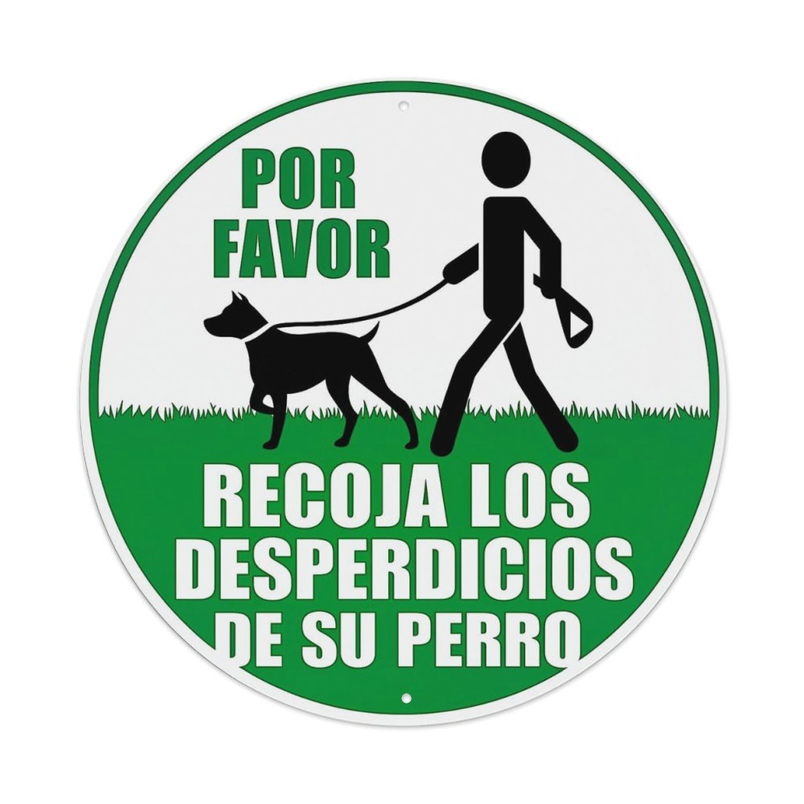 Jdyansheng Vintage Por Favor Recoja Los Desperdicios Tin Sign Metal Poster Metal Signs For Home Man Cave Bar Cafe Kitchen Laundry Room Wall Decorations 8X8 Inches