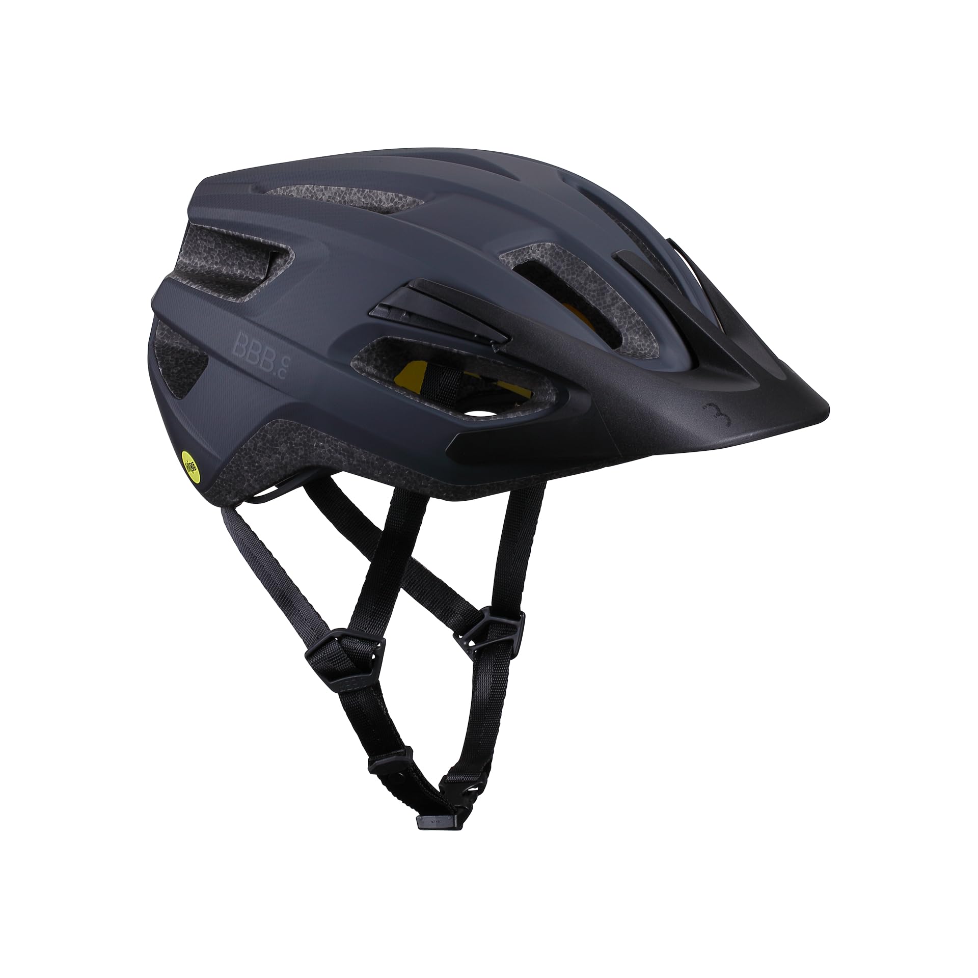 Desmontadores Bicicleta BBB Cycling - Casco Ligero De Bicicleta Unisex Con Sistema De Impacto MIPS, Certificación CE Y Visera Desmontable. Color Negro Mate - Modelo Dune MIPS 2.0 BHE-22B - Talla L