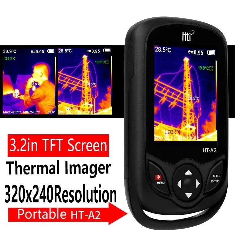 HT-A2+ 256x192 Cámara Termográfica Infrarroja de Mano para Inspección HVAC miniatura 5