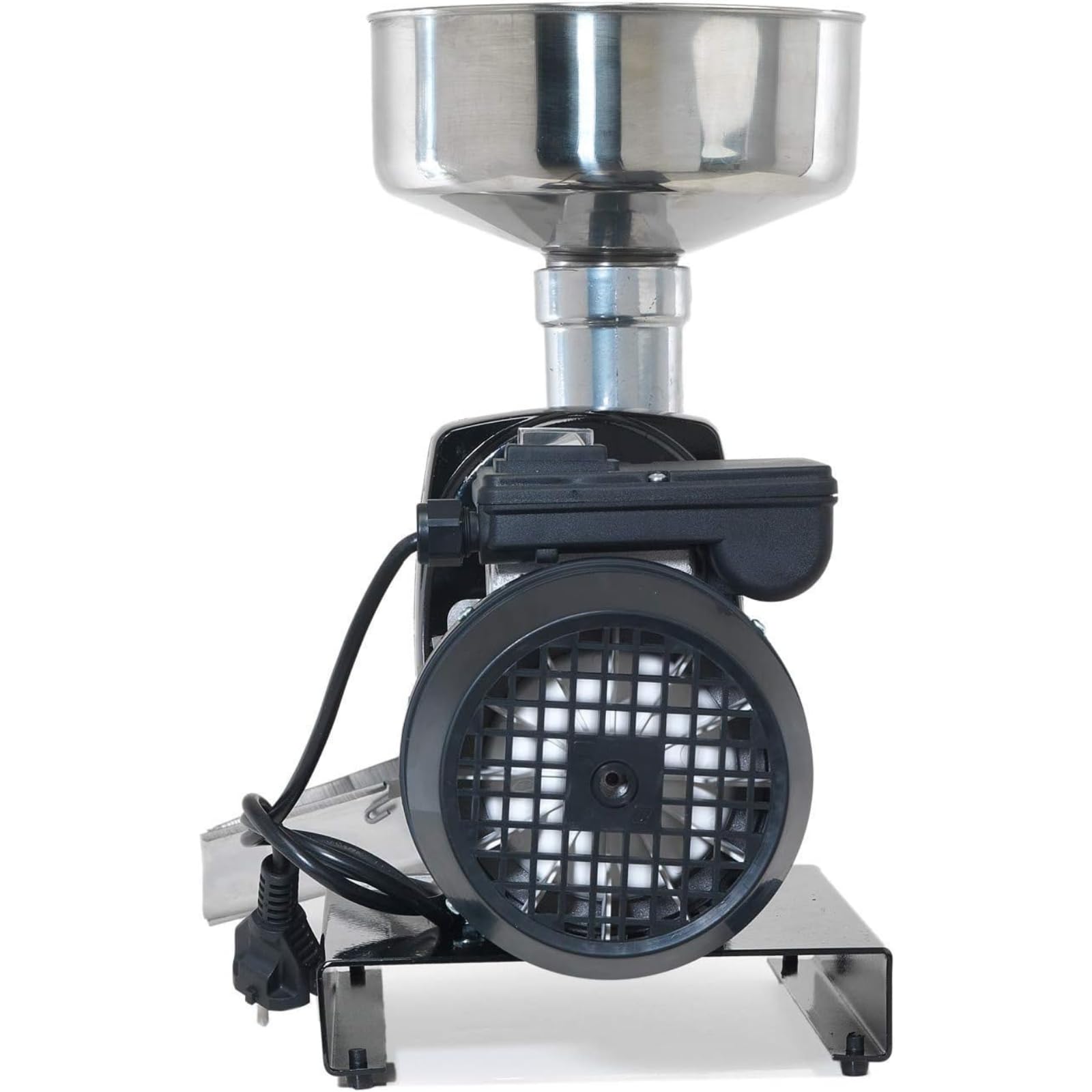 Spremipomodoro Elettrico Spremitore per Passata di Pomodoro e Marmellate, in Acciaio Inox Passapomodoro Professionale con Motoriduttore per Salsa Fresatrice in Acciaio Inox