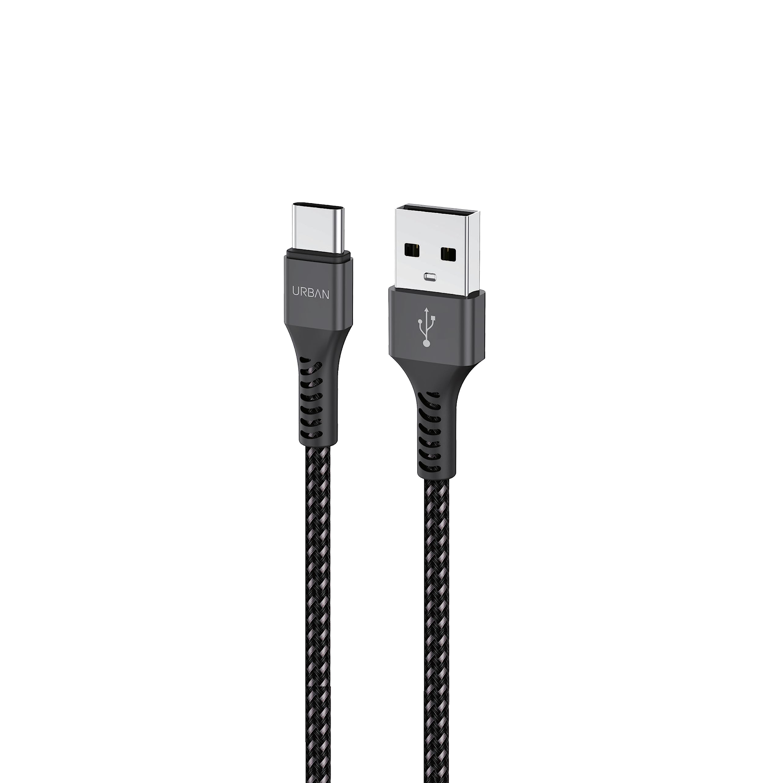 URBAN Dash C Type C to USB Unbreakable Nylon Braided Charge & Sync Cable with premium metal casing, 3A Fast Charging, 1.2M Length compatible with Universal Compatibility, Black (B0C781KPXT) Amazon Price History, Amazon Price Tracker