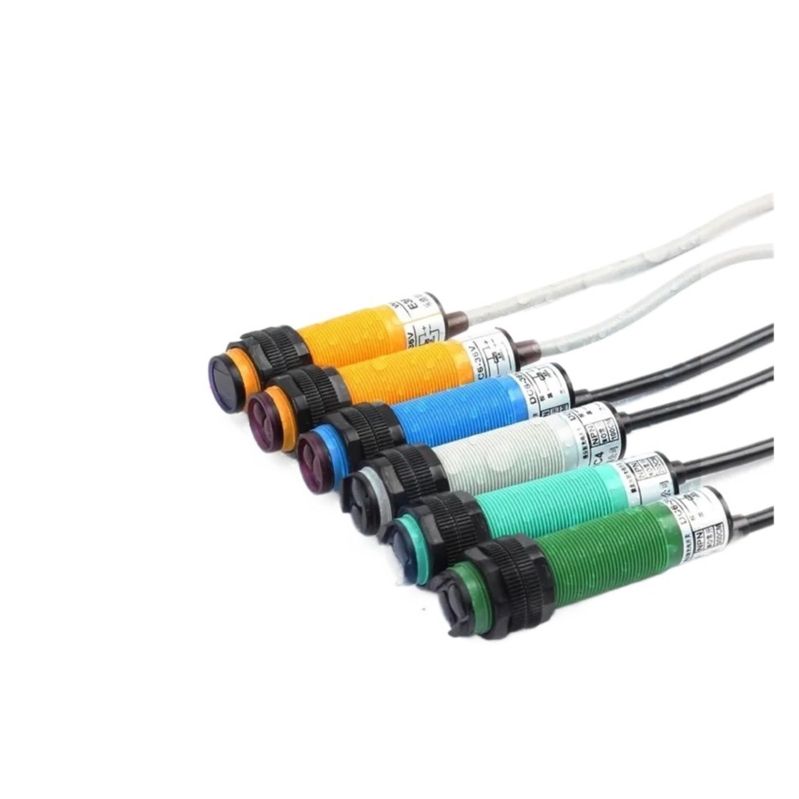 NOBIRTBSA M18 Diffuse Reflection photoelectric Sensor Switch E3F-DS30C4 NPN PNP NO NC 5cm to 300cm Detection Proximity Switch(1-5cm,XL)