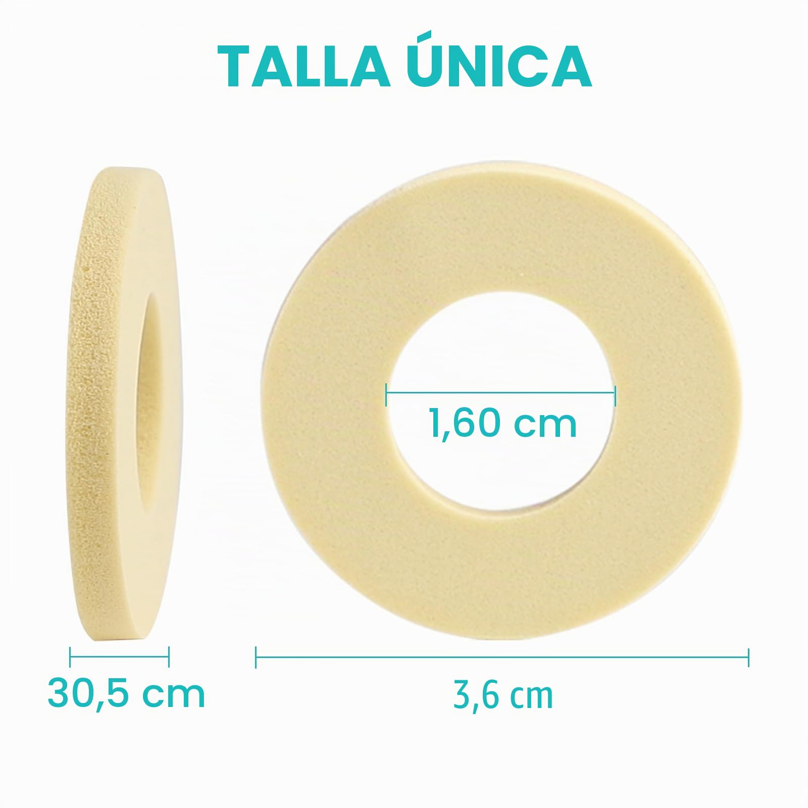 Promifun Protectores Plantares - Alivio de la Presión y Rozaduras para Callos y Ampollas - 32 Parches de Espuma Redondos - Comodidad que Acompaña tu Día - Beige