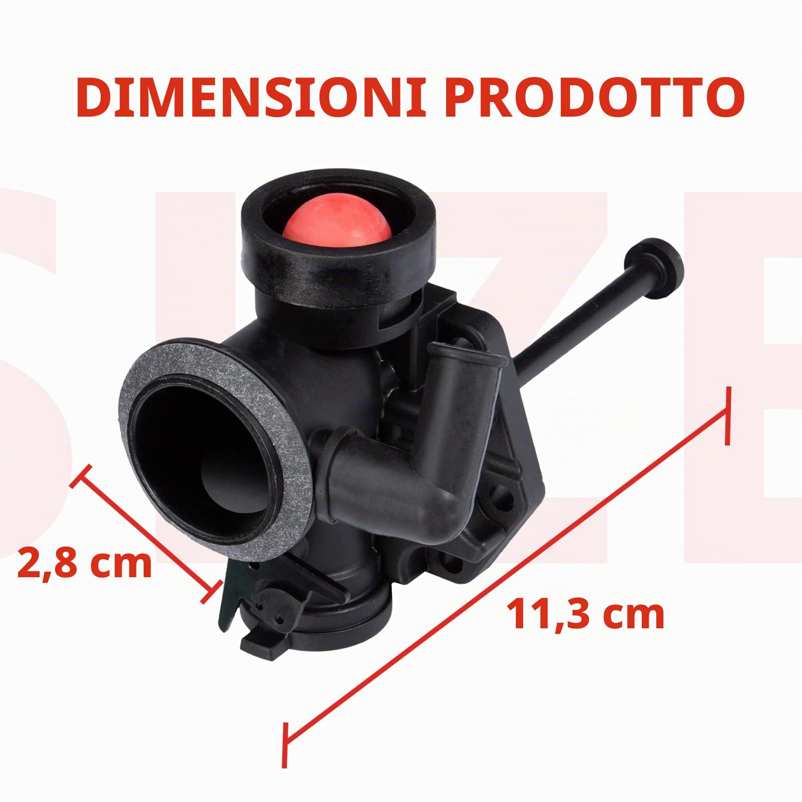 Kit carburatore tosaerba Briggs and Stratton con filtro aria, viti, molla di regolazione, membrana, pompa carburante, candela 499809 498809A 494406
