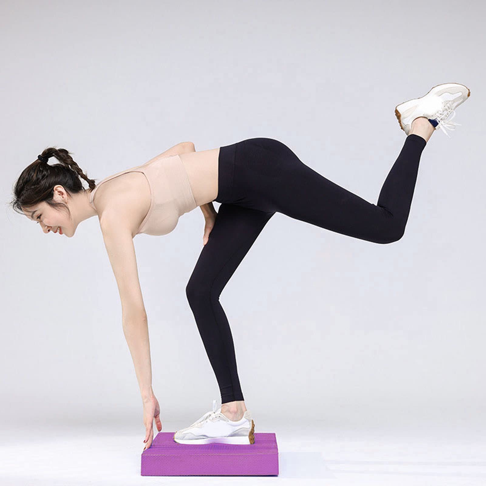 Yctze Cuscinetto in Schiuma per Equilibrio, Cuscinetto Morbido Antiscivolo | Materiale TPE ad alta resilienza, resistente allo strappo, design leggero, facile da pulire, adatto per fitness, yoga, casa