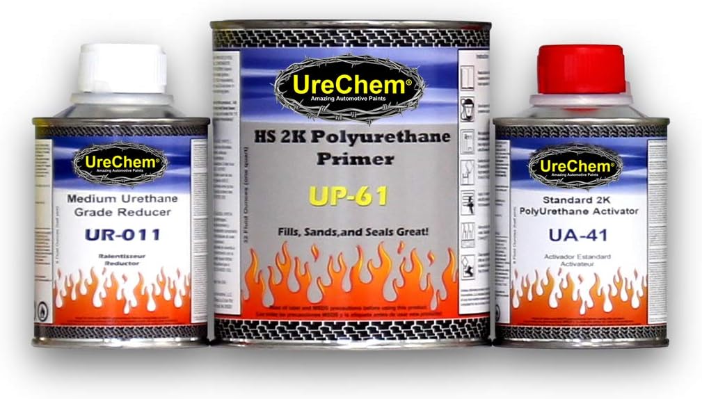 ChemFill 2K HS Urethane Automotive Primer Surfacer - Quart and Gallon Kits Available (Quart)
