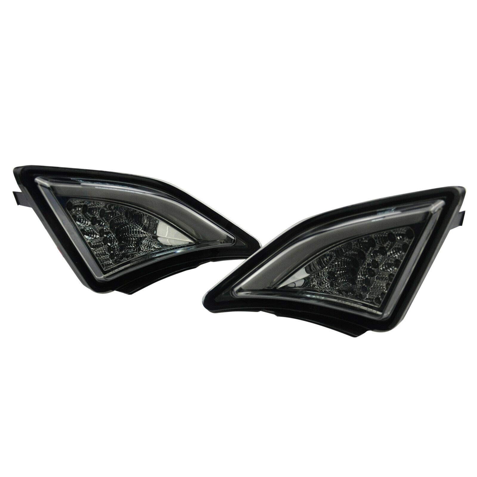 Lot de 2 feux d'angle avant LED fumés compatibles avec Scion FRS T oyota GT86 2013