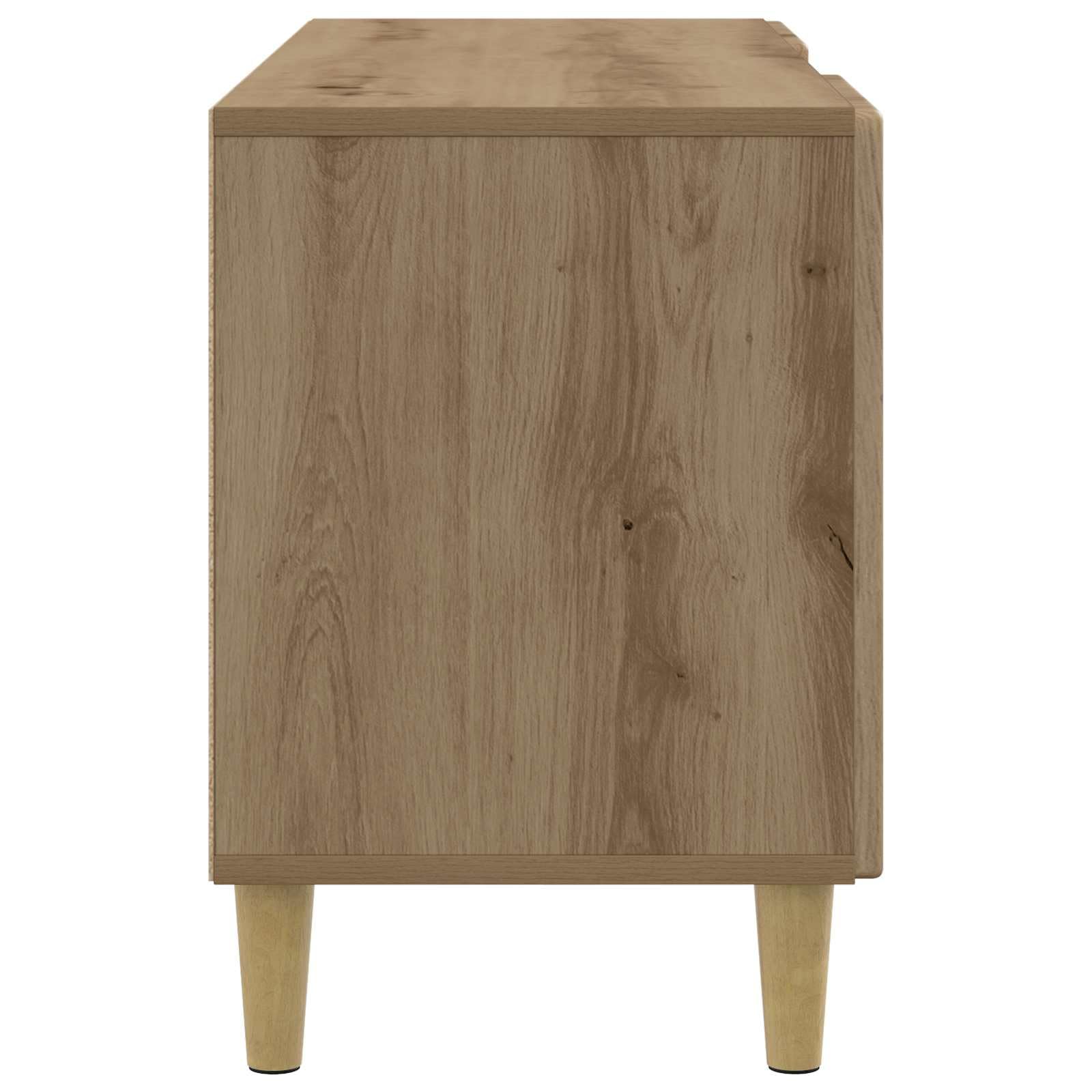 drewnopochodny vintage'owy styl prostokątny 102 x 34 5 x 50 cm brązowy