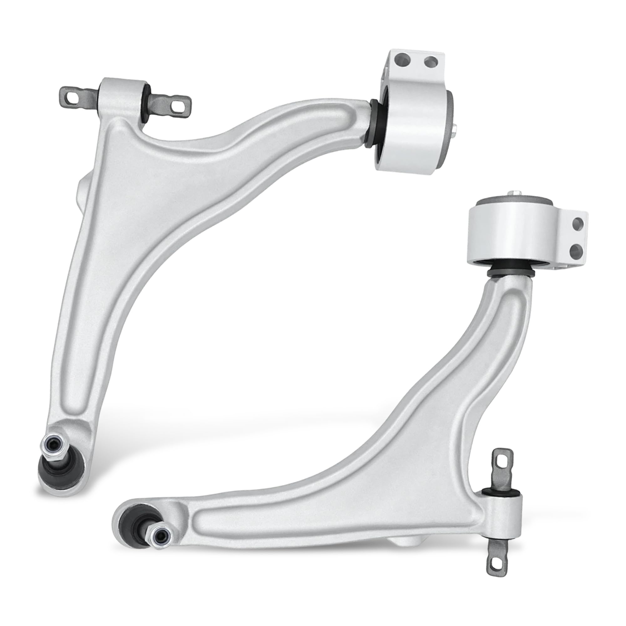 AngyMeck 2PC RH LH Front Lower Control Arms with Ball Joints Suspension Kit Compatible with Cadillac SRX 2010 2011 2012 2013 2014 2015 2016 K622087 K622088 22979575 22979576