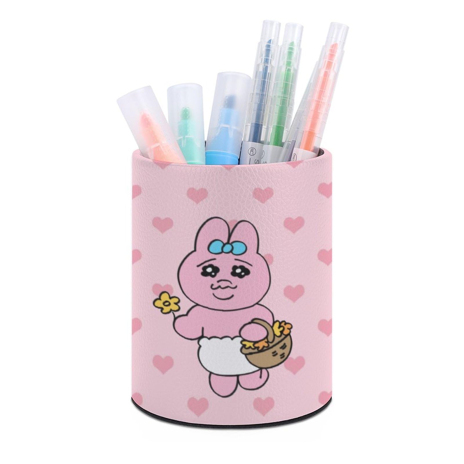 デコパージュ ꔛ‬ꕤ リメ缶 *鉢カバー *小物入れ *ペンスタンド *うさぎ Amazon.co.jp: おぱんちゅうさぎ(花を摘む) ペン立て 筆立て ペン