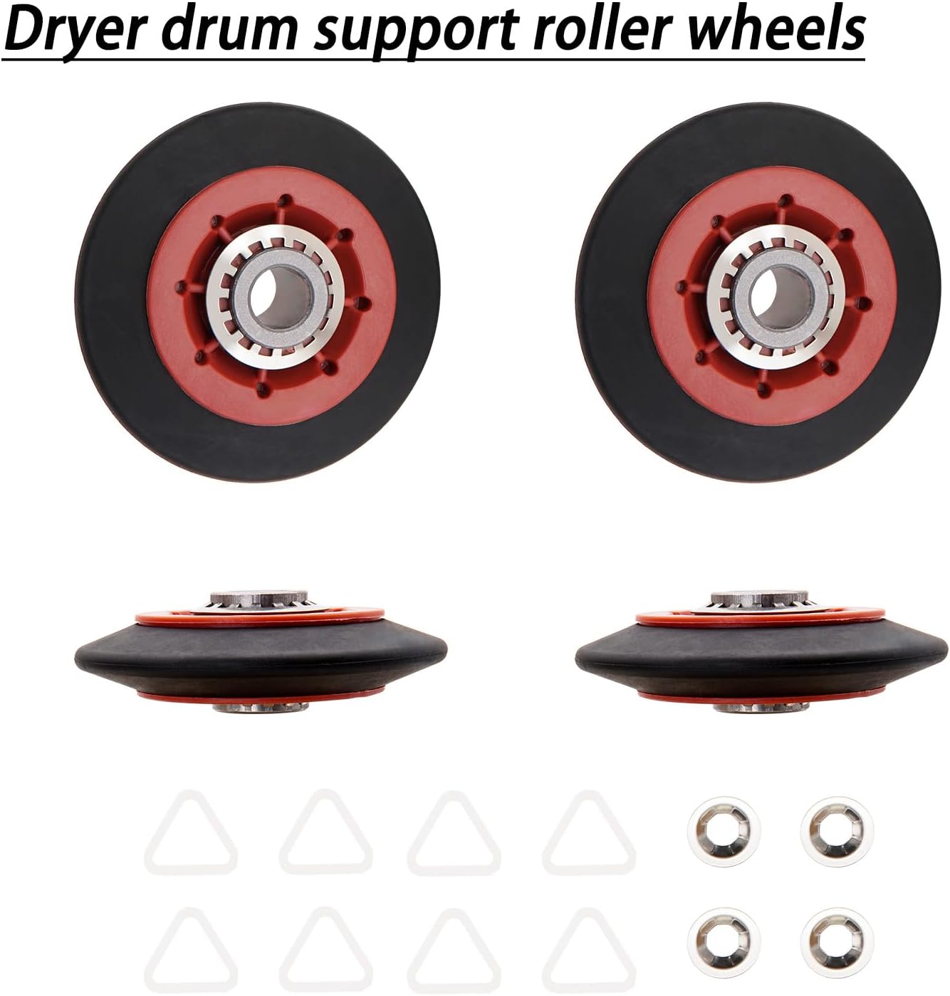 Dryer Repair Kit and Dryer Idler Pulley Replace for Whirlpool WED8127LC1 WED8300SW2 WED8300SW1 WED8127LC2 WED8300SW0 WED85HEFW1 WED8410SW2 WED8620HC0 etc