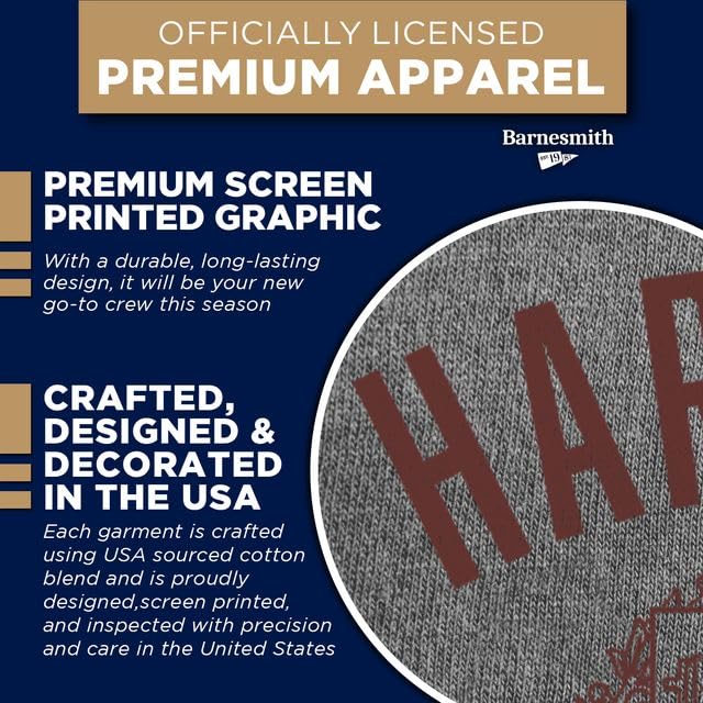 Image of Ivysport Crewneck Sweatshirt for College, Heritage Logo, Color, Adult Unisex