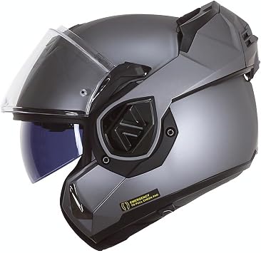 LS2 ADVANT SOLID Flip-Up Motorcycle Helmet Matt Titanium