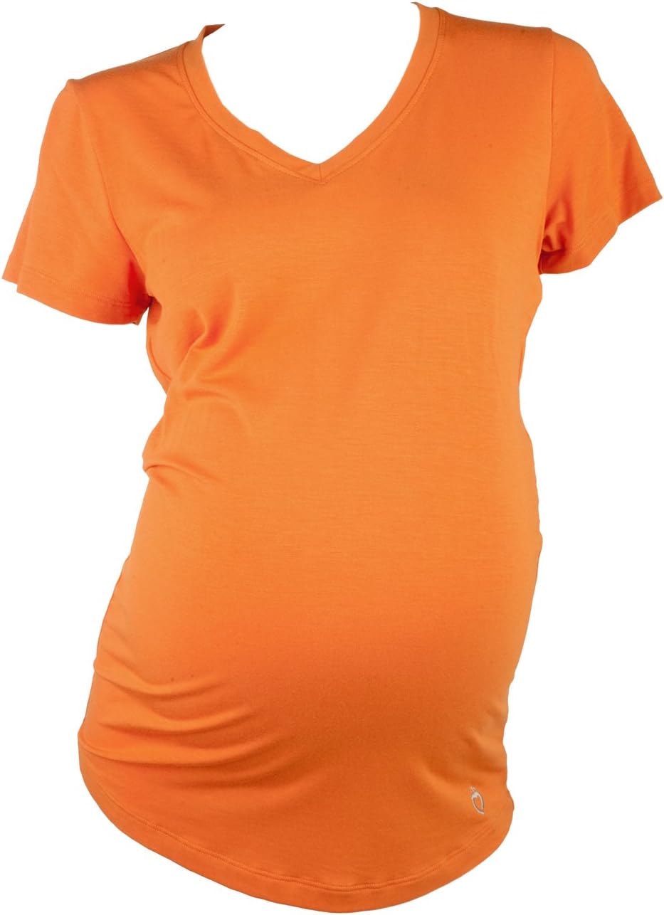 Mountain Mama Women's Tenaya Eco V-Neck Maternity Tee