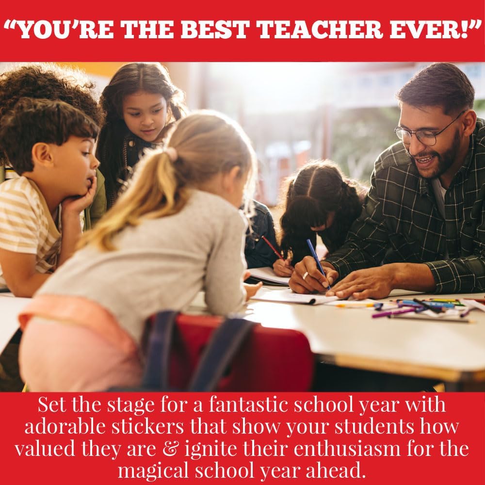 Back to School Stickers for Kids Colorful Alphabet Welcome to 1st Grade 40 2" Welcome Back Gift Tag Stickers Bulk Teacher Stickers Student Encouragement, Inspiration & Appreciation by Amanda Creation