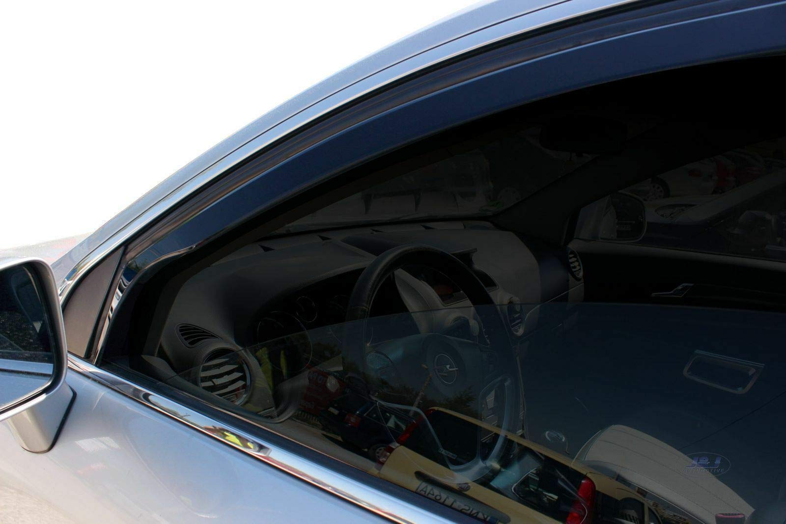 J&J AUTOMOTIVE Deflettori d'Aria per Opel Antara 2006-2018, Set da 2 Pezzi, Nero Fumé Oscurato Heko