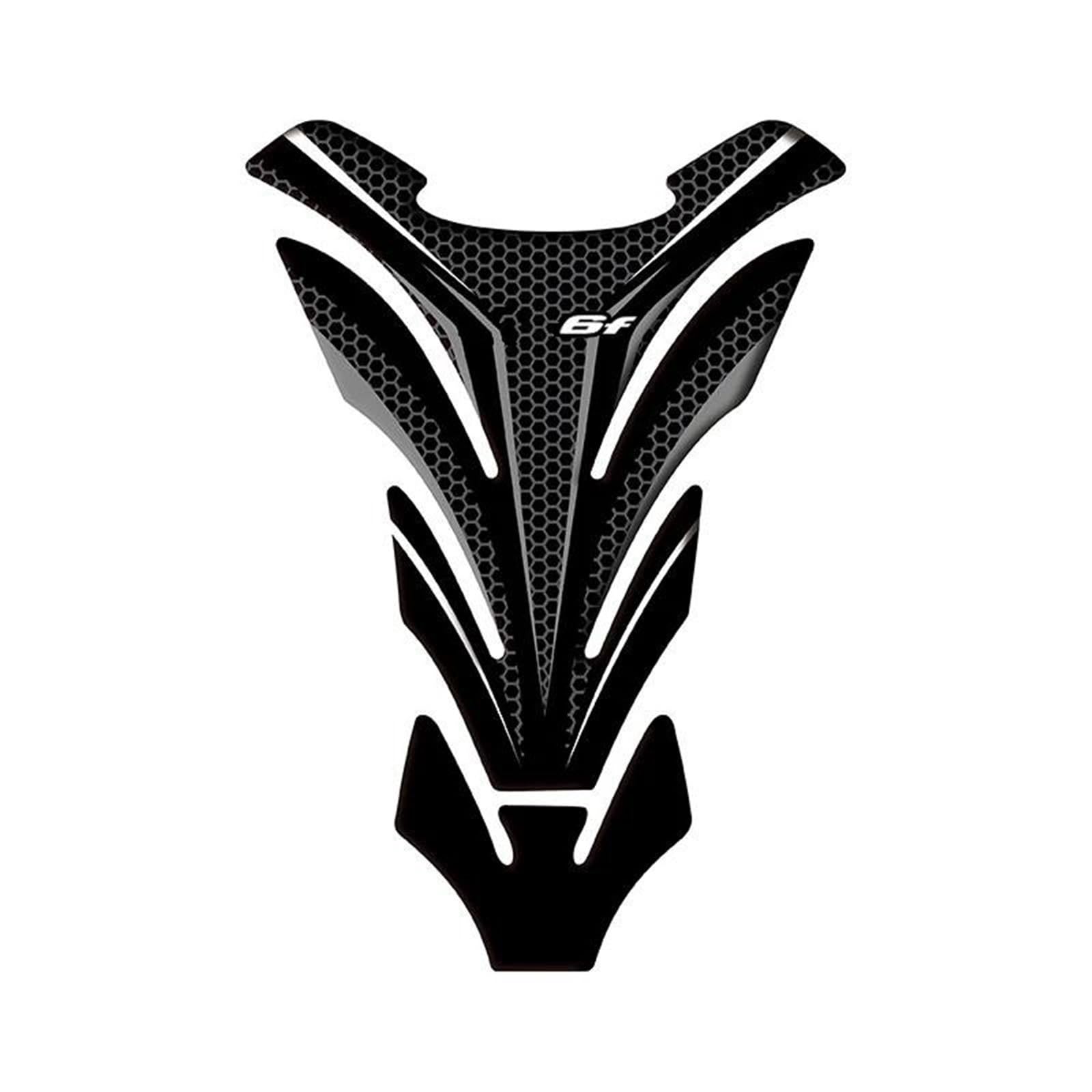 Ysdsls Color14 Carbon-Look Motorcycle Tank Pad Protector Decal For Kawasaki Er6f For Er-6F(Color14)