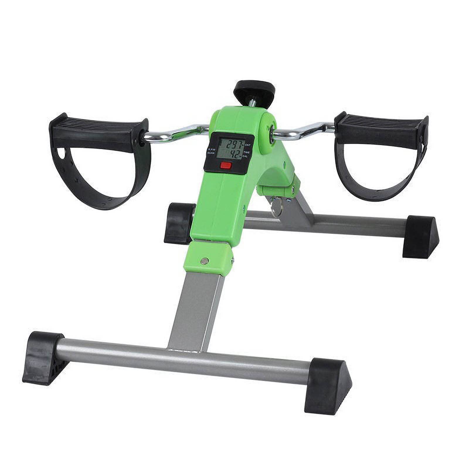 Mini Bicicleta estática, ejercitador de Pedales Plegable Debajo del Escritorio con Pantalla LED para Entrenamiento físico en casa, Equipo de rehabilitación física para Personas Mayores