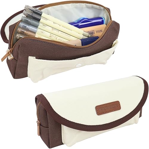 Estuche estético para niñas, lindo estuche pequeño para lápices, para adultos, adolescentes, niños, regreso a la escuela, marcadores para