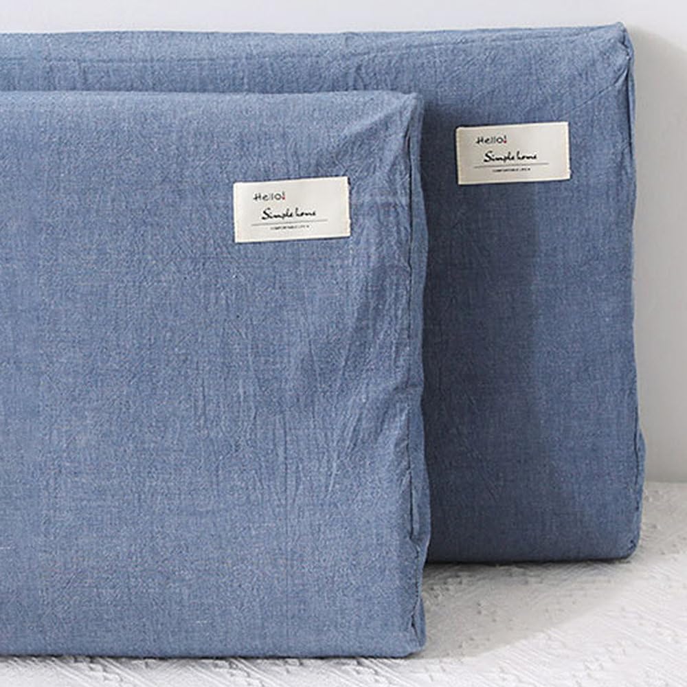 Funda de Almohada de látex de algodón Estampada, Funda de Almohada de Espuma viscoelástica para Dormir en el Dormitorio, Funda Protectora de Almohada Lavable, 50 x 30 cm/60 x 40 cm, G, 40 x 60 cm