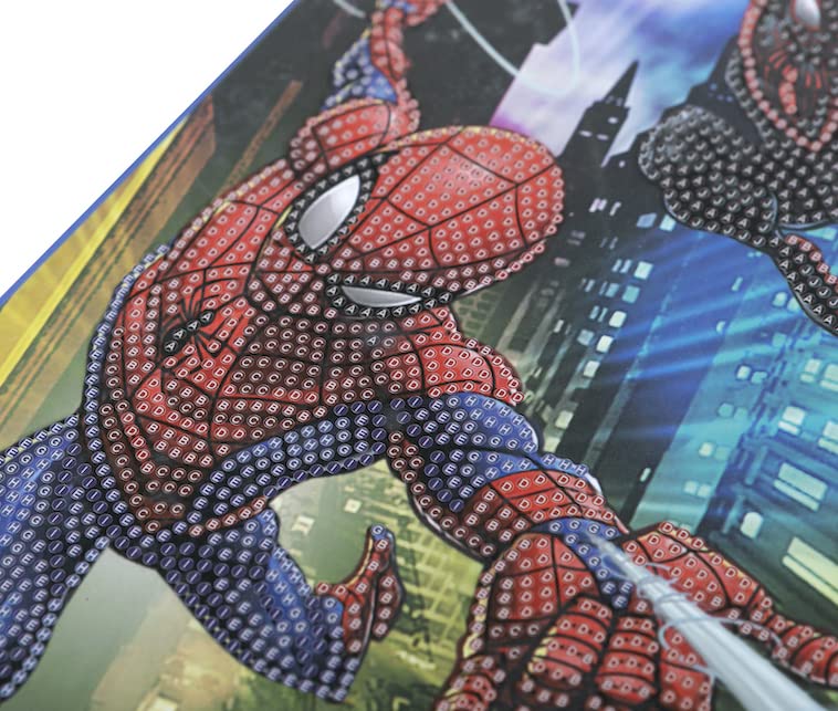 Carnet de notes Spider-Man Crystal Art idée cadeau créative originale - 5