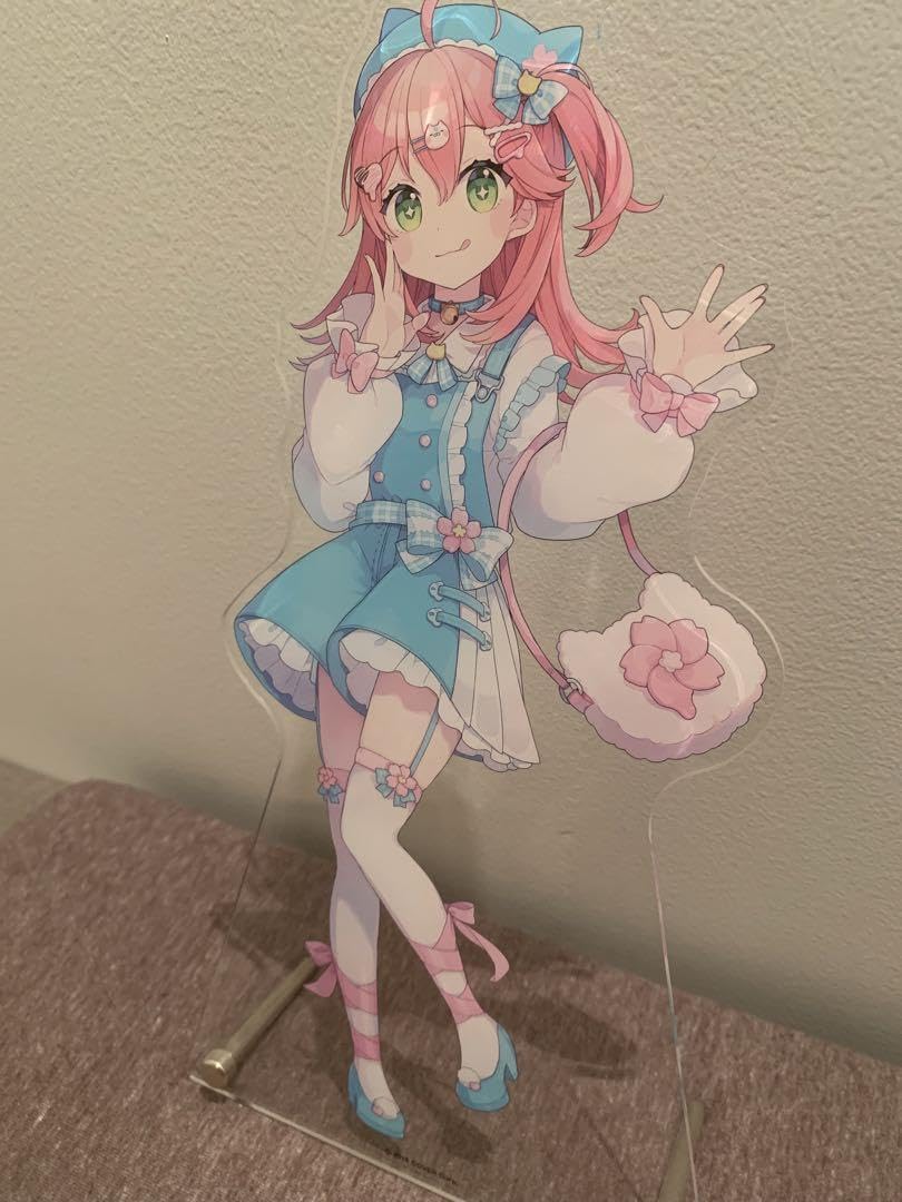 さくらみこ デート服 Loppi・限定 さくらみこ ビッグアクリルスタンド 