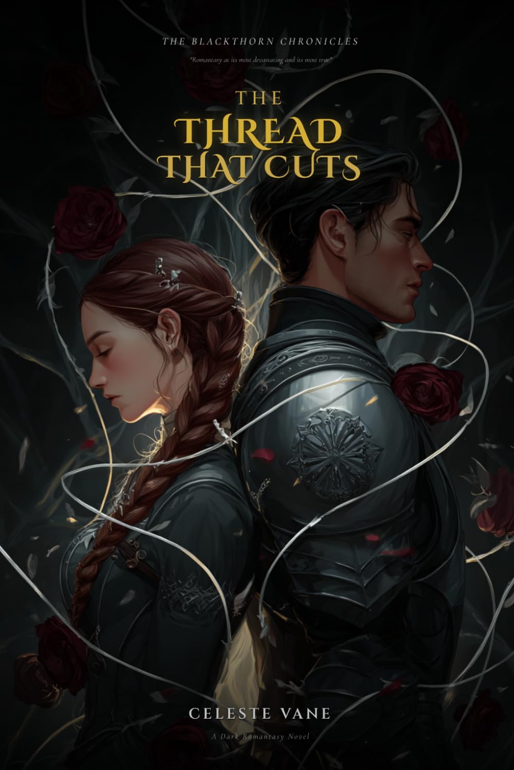 The Thread That Cuts: An Enemies-to-Lovers Dark Fantasy Romance (The Blackthorn Chronicles)
