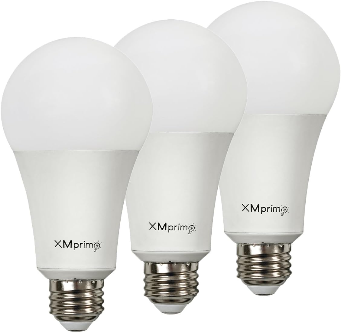 A21 LED Light Bulb 20W (150 Watt Equivalent), 2300 Lumens 4000K Cool White (Clean Neutral White), E26 Medium Screw Base, Not-Dimmable, UL Listed, XMprimo - 3 Pack
