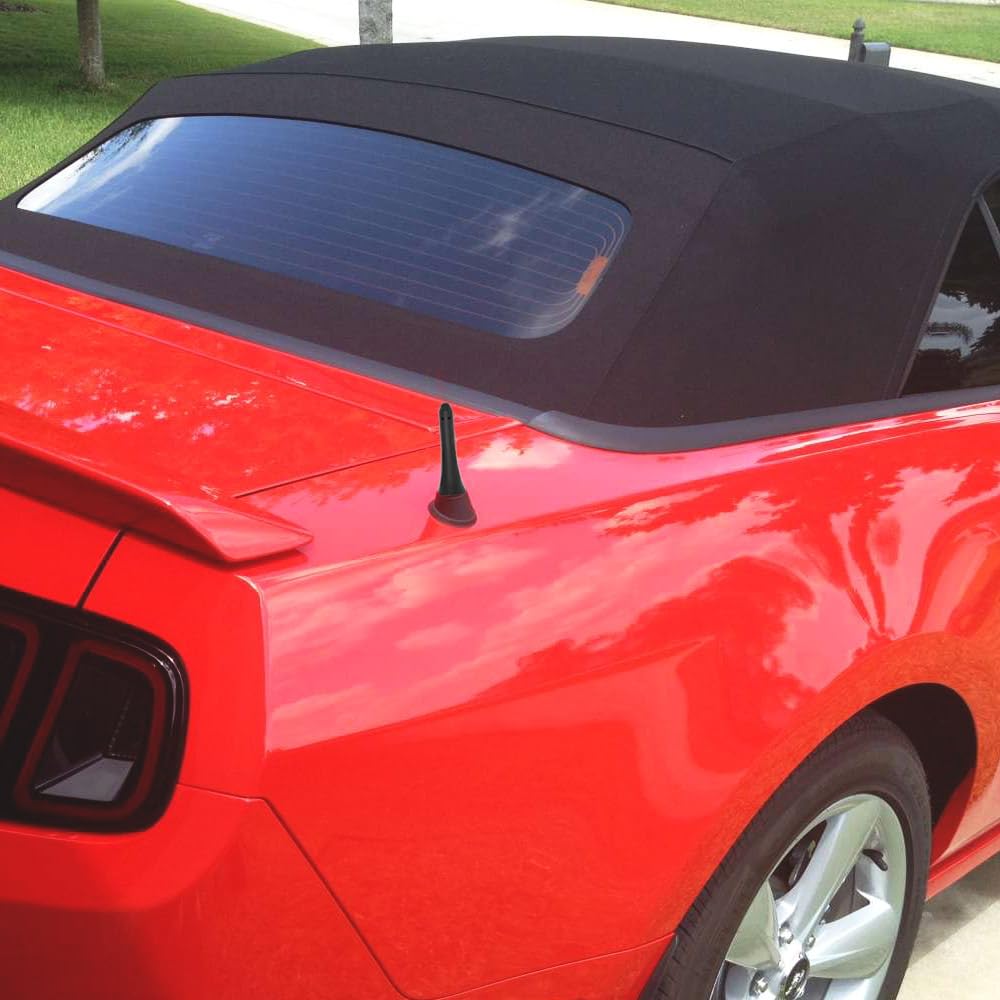 Antena De Acero Inoxidable Negra Para Ford Mustang 1979-2009 - Mástil De 32 Pulgadas Para AM/FM