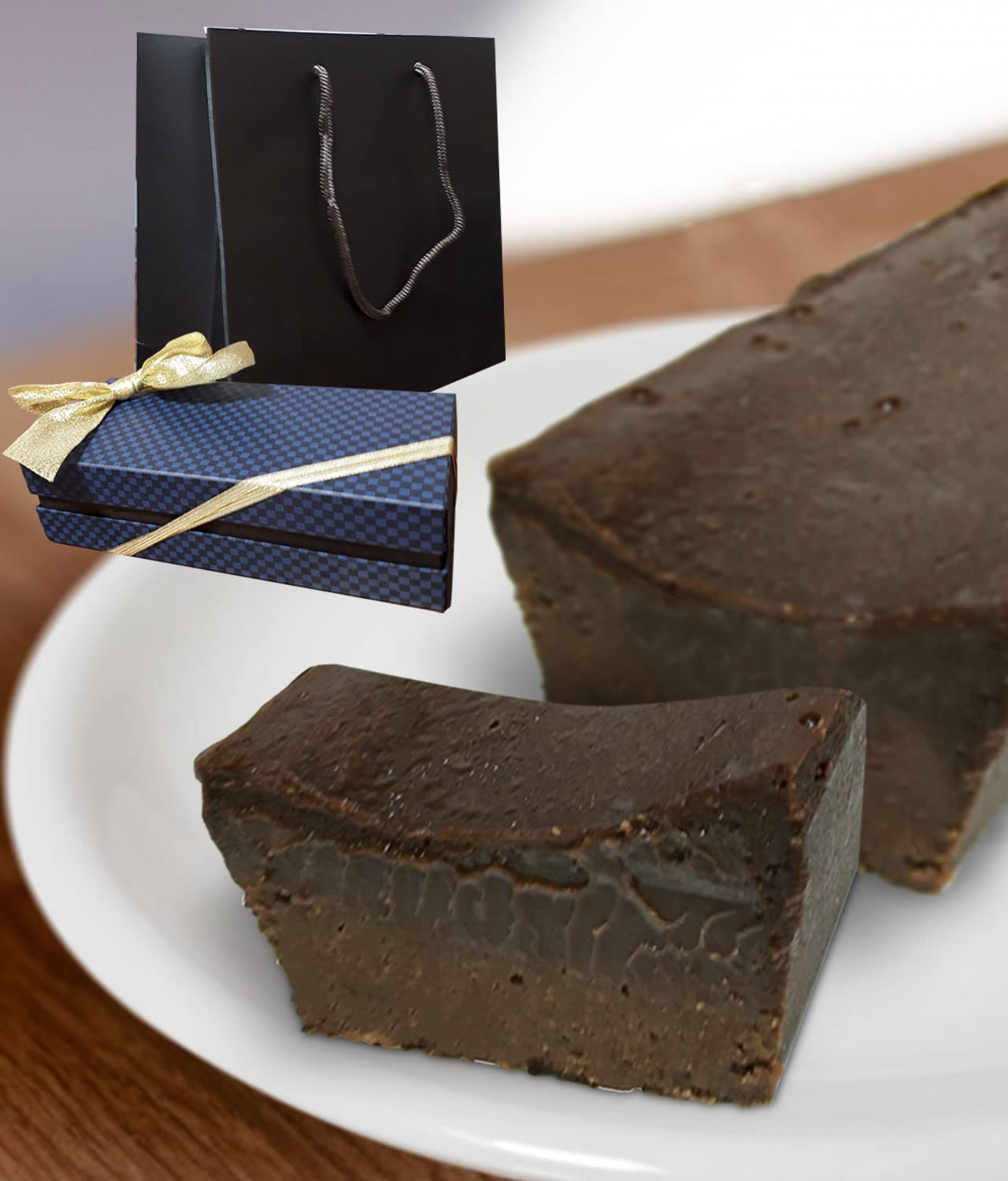 グルメ＆ギフトお取り寄せ山形elab 濃厚ガトーショコラ (ほうじ茶) 手提げ袋付き