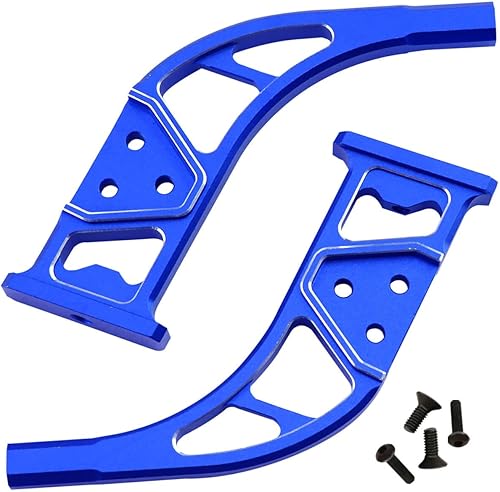 Parte de actualización de montaje de ala trasera de aluminio para ARRMA 17 Infraction 6S BLX Limitless, 2 piezas de aleación de ala trasera, marco