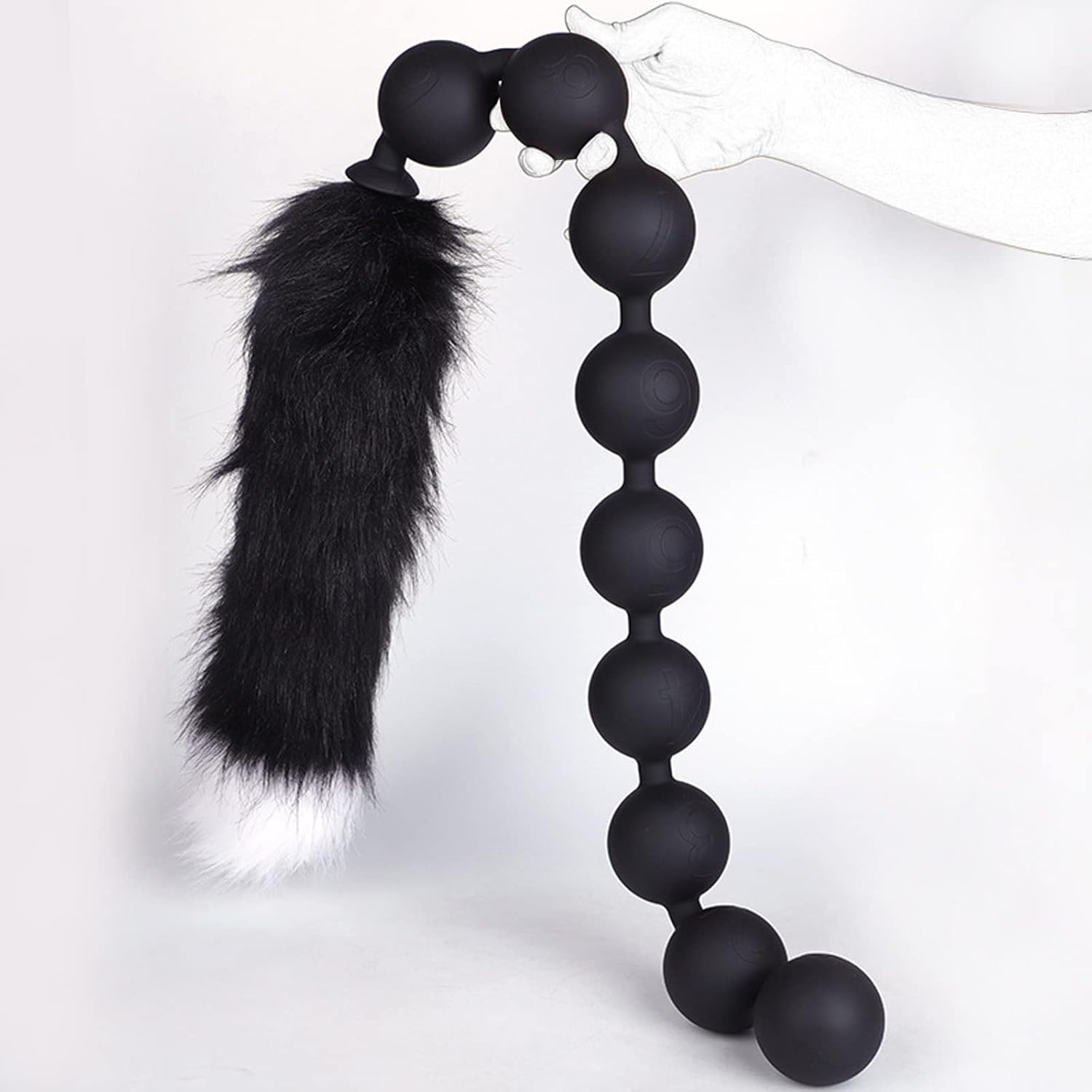 Amazon Ifukens アナルビーズ アナルプラグ 尻尾 シリコンアナルグッズ あなるぷらぐ 開発 初心者 もふもふアナルしっぽ