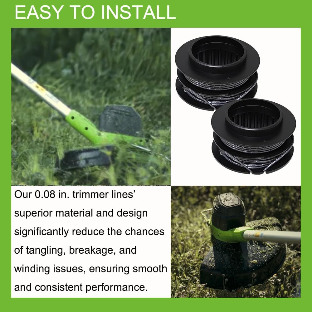 6PC SB00L00 Dual Trimmer Line Replacement Spool view 6