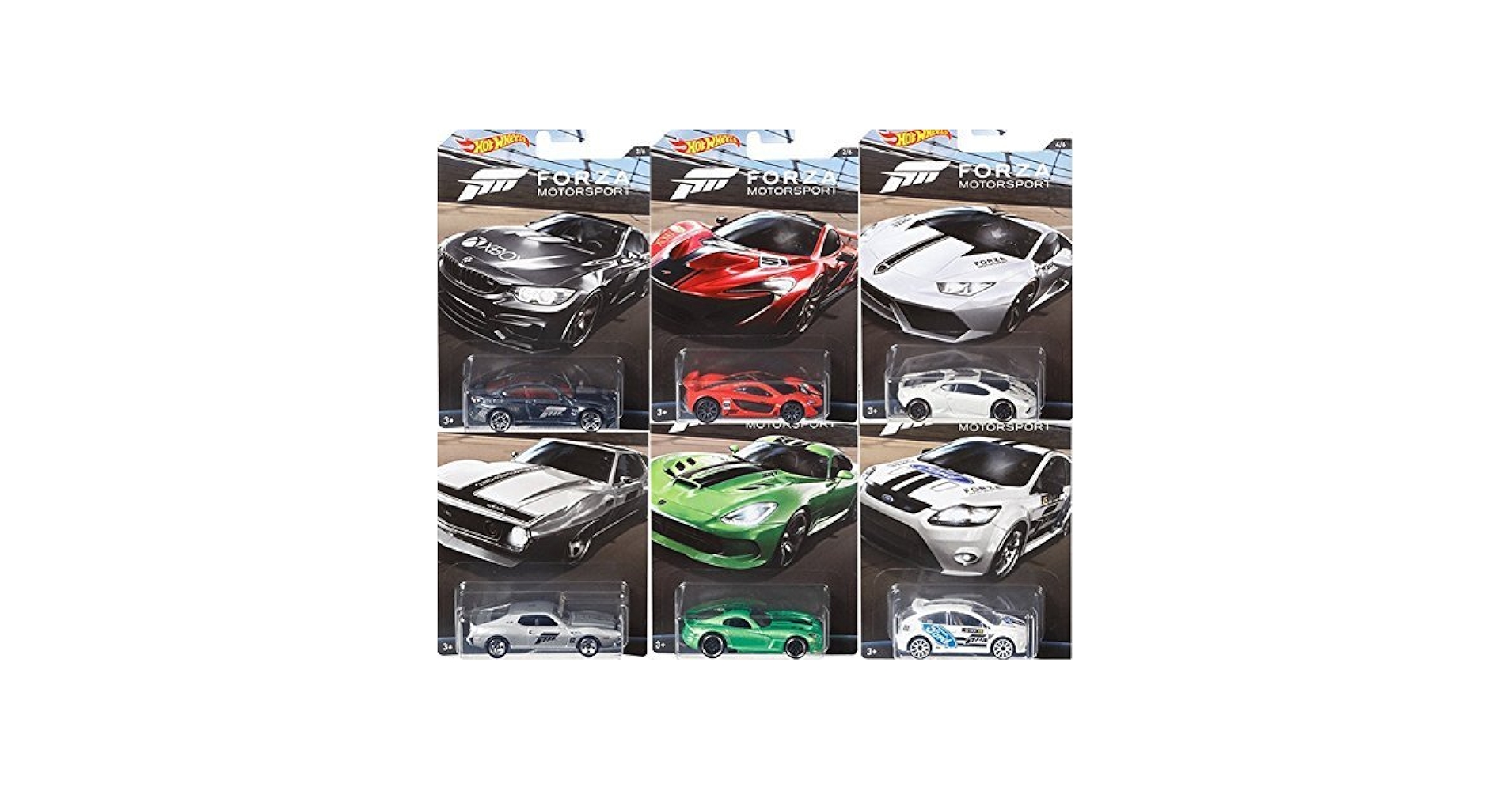 ホットウィール フォルツァ モータースポーツ ミニカー6台セット ホットウィール フォルツァ モータースポーツ ミニカー6台セット