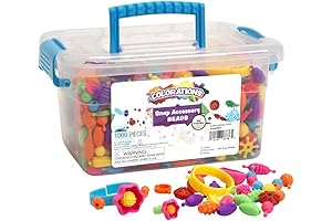 Pop Beads Arts and Craft Kits, 1000+ Snap Pop Beads Toys Jewelry...
