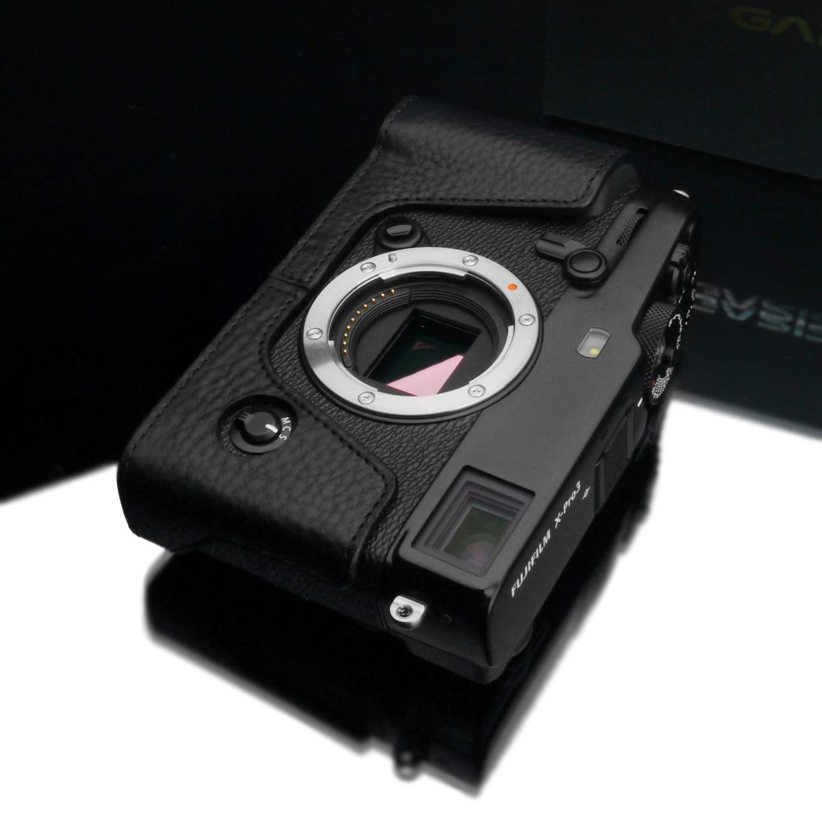 Amazon.com : Gariz XS-CHXP3BK Genuine Leather Half Case for Fuji X