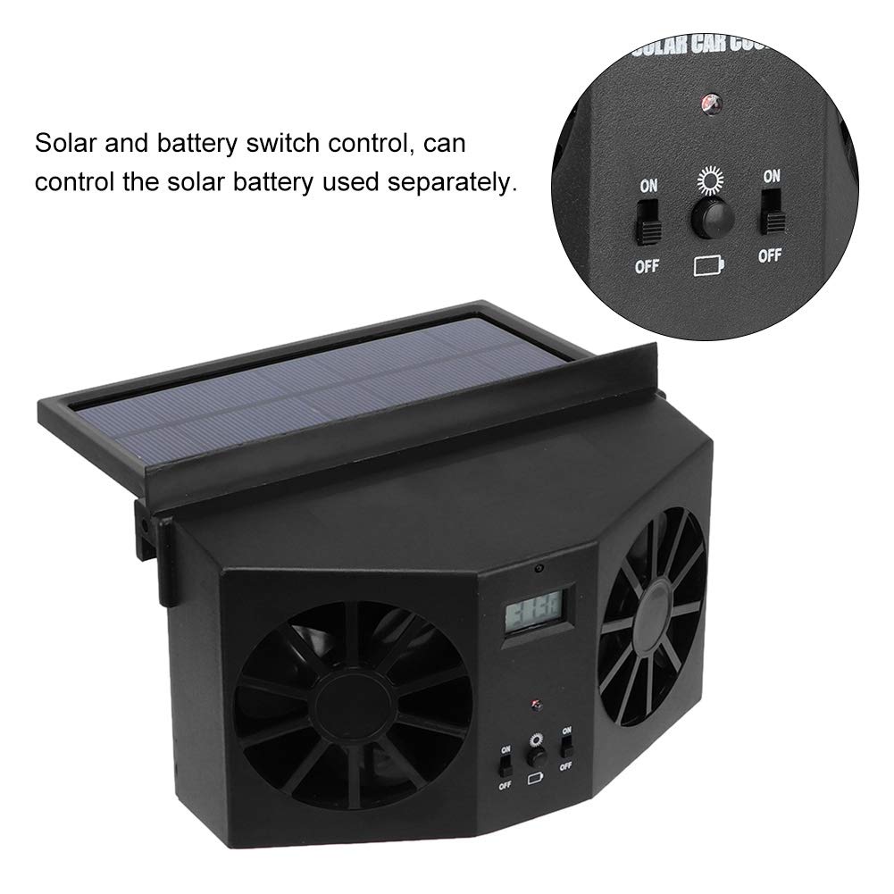 Przenośny wentylator samochodowy Solar Fan 2