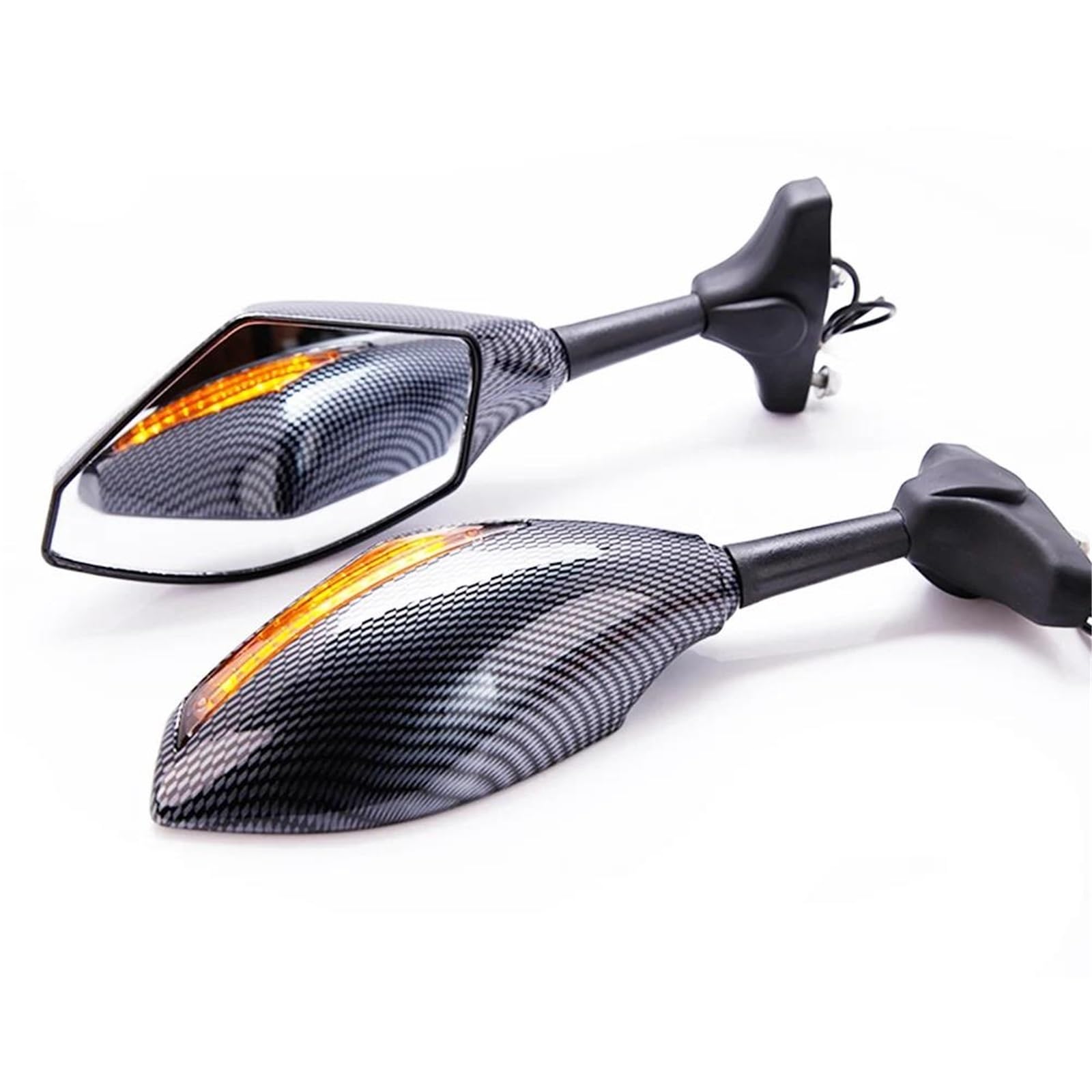 Espejo retrovisor para Yamaha YZF R6 con intermitentes LED integrados 8