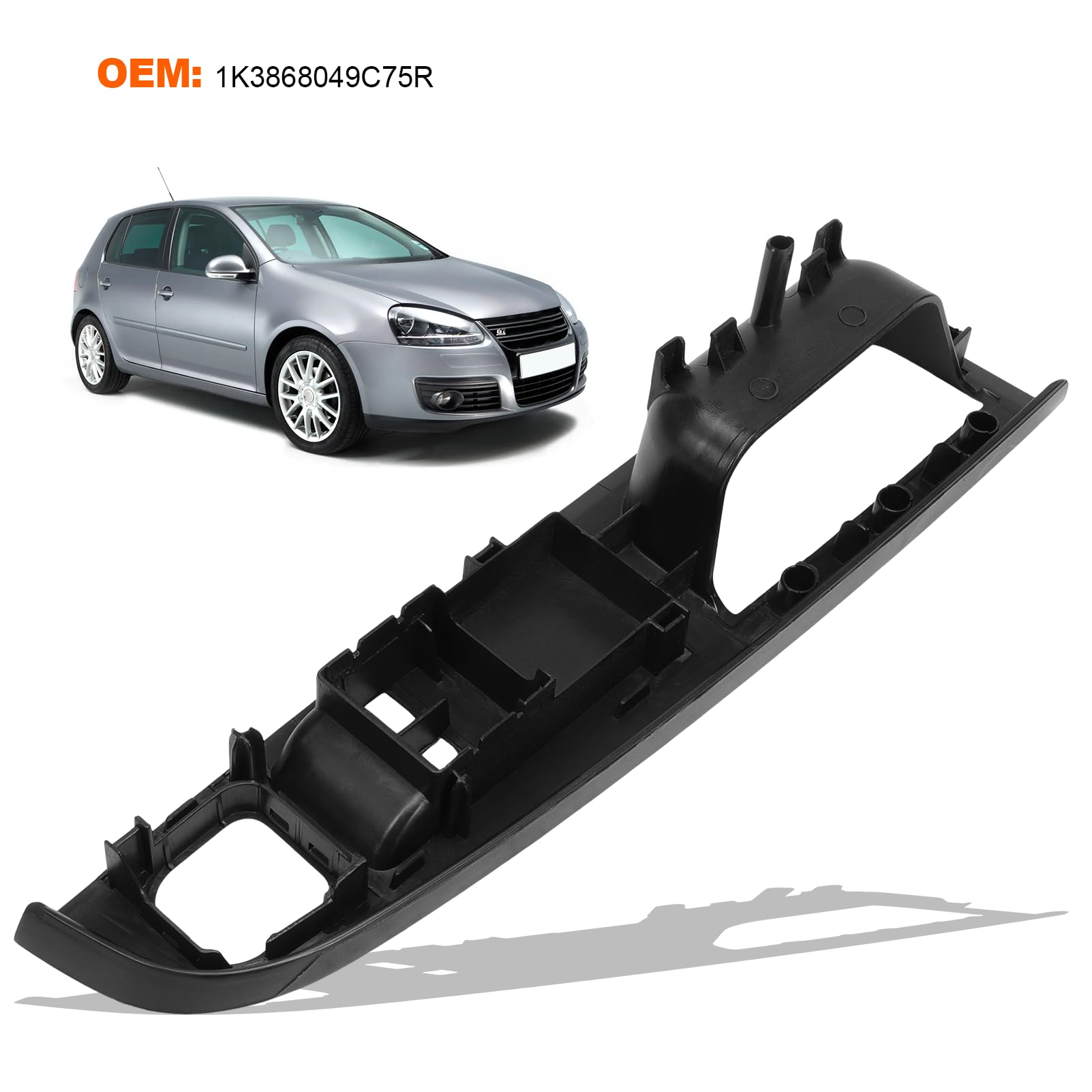 Poignée intérieure de porte gauche pour Golf 5 Variant 2003-2009 1K3868049C75R 1K3-868-049-C-75R Poignée intérieure de voiture Gris anthracite