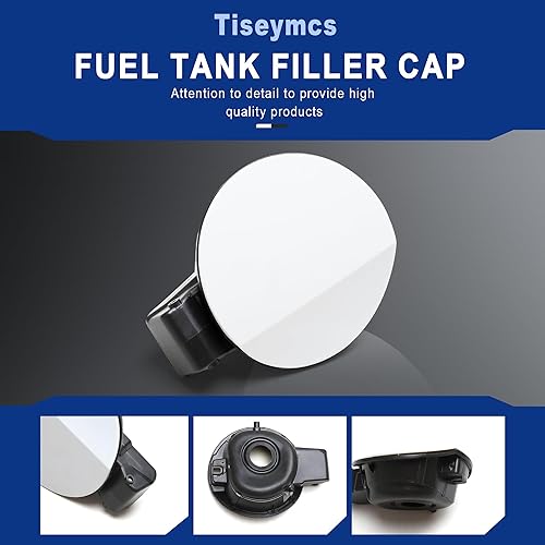 Miniatura 3 de Tapa de depósito de combustible para llenado de combustible, tapa de puerta 5K6809857C compatible con VW Golf MK6 GTI R32 Rabbit 2009-2013