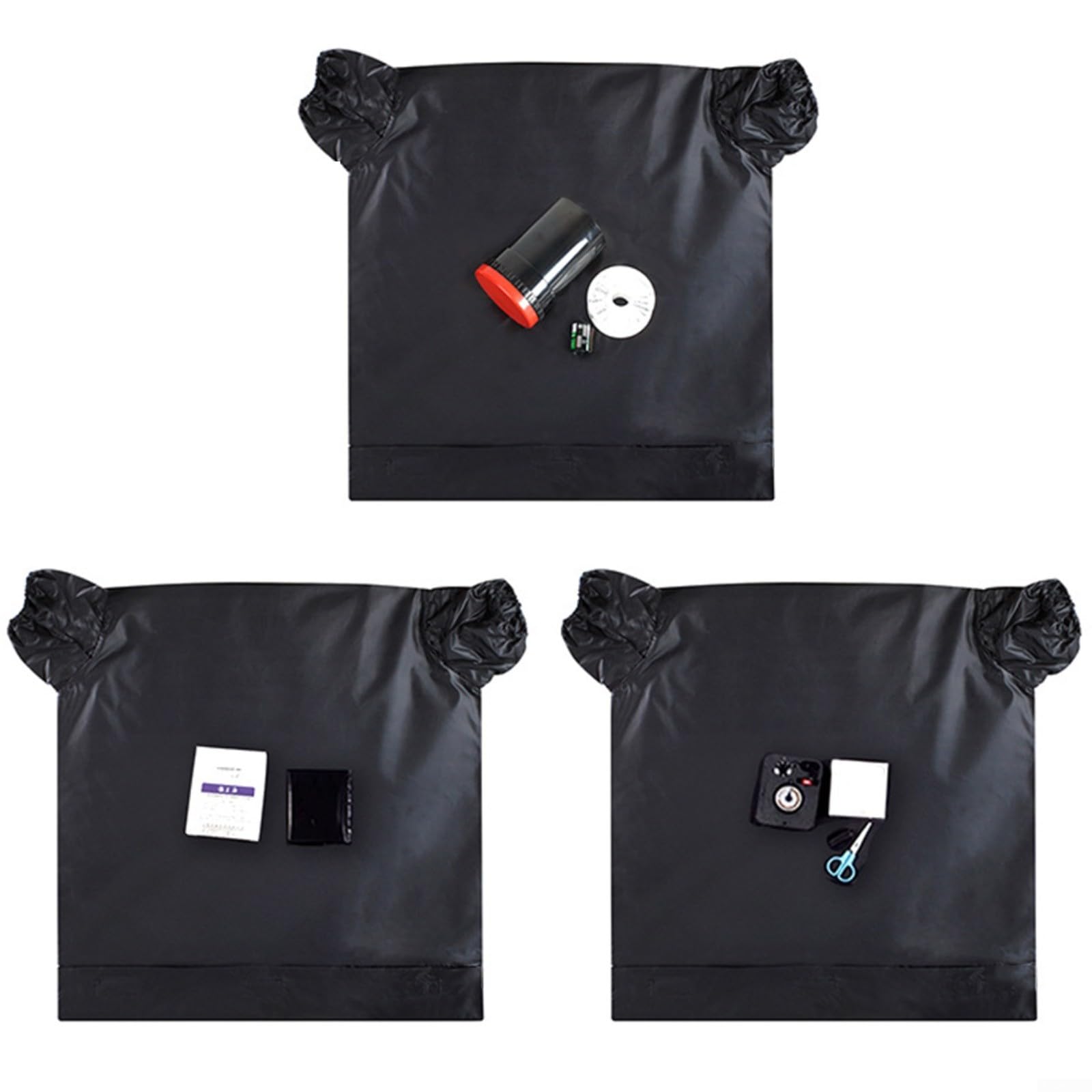 Darkroom - Bolsa para fotografía de película, diseño de doble capa, ligera y cómoda (negro M)
