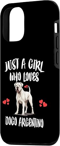 Miniatura 5 de Funda para iPhone 13 Pro Max Just A Girl Who Loves Dogo Argentino Dog