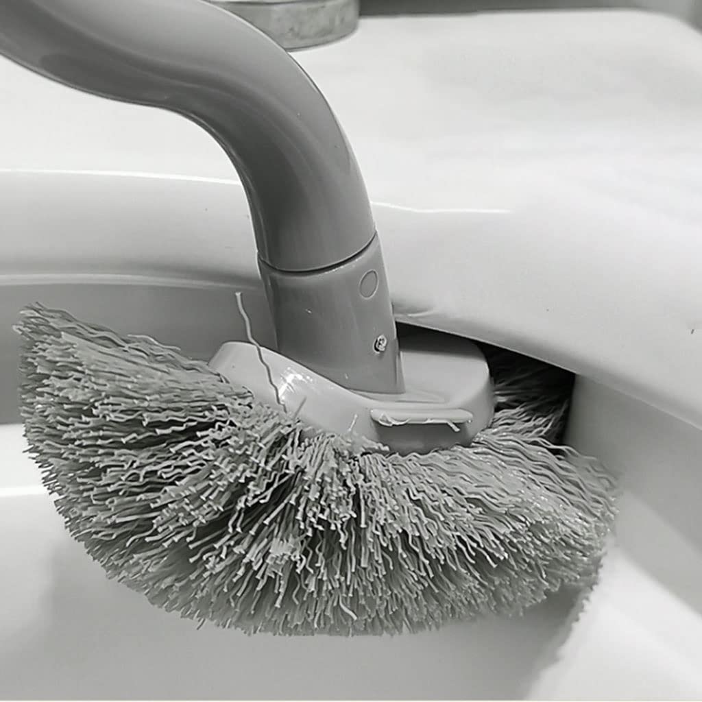 Szczotka do Toalety, Szczotka toaletowa i uchwyt, Łazienka Miska Cleaner Cleaner, Zestaw szczotki do czyszczenia WC z miękkim pędzlem włosia Czyszczenia(B)