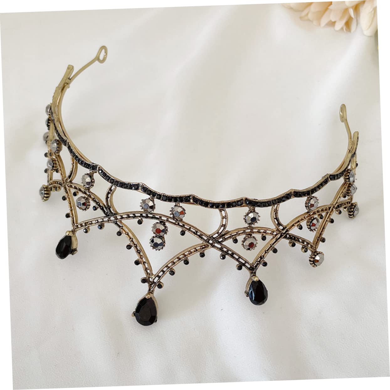 Beavorty 3 Piezas Gótica Tiaras De Cumpleaños Tiara Nupcial De Diamantes De Cristal De Boda De Quinceañera De Princesa Accesorio Para El Cabello
