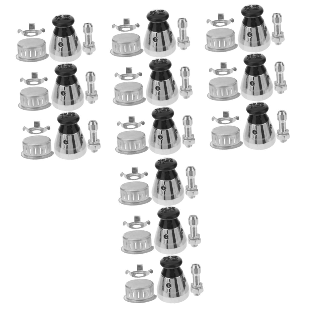 Alipis 12ensembles Soupapes De Décharge pour Autocuiseur Kit Complet De Remplacement Limiteur Évacuation Obstructions