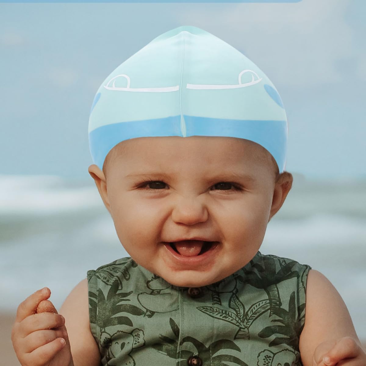 VANZACK 10pièces Bonnet De Natation Silicone pour Chapeaux De Bain Cartoon Étanches Et pour Moyen Moyen