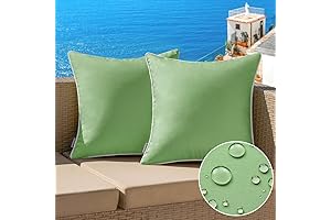 MIULEE Pack of 2 Cheap Outdoor Waterproof Pillows Under 5 Dollars