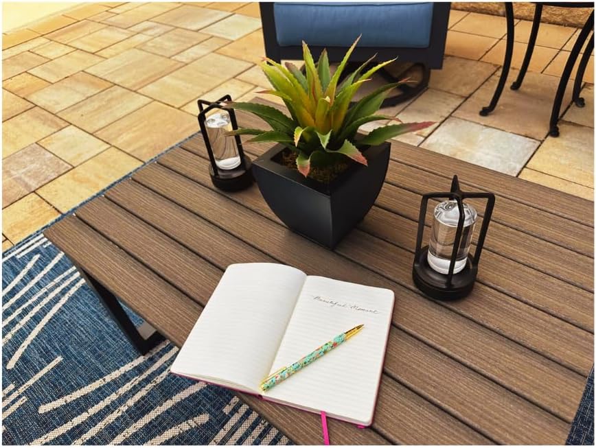 Channie's Beautiful Floral Rollerball Pen - Smooth Writing & Perfect for Home Office, Pen for Handwriting, Great Gift Idea for Teachers, Graduation Coworkers - Teal - Image 9