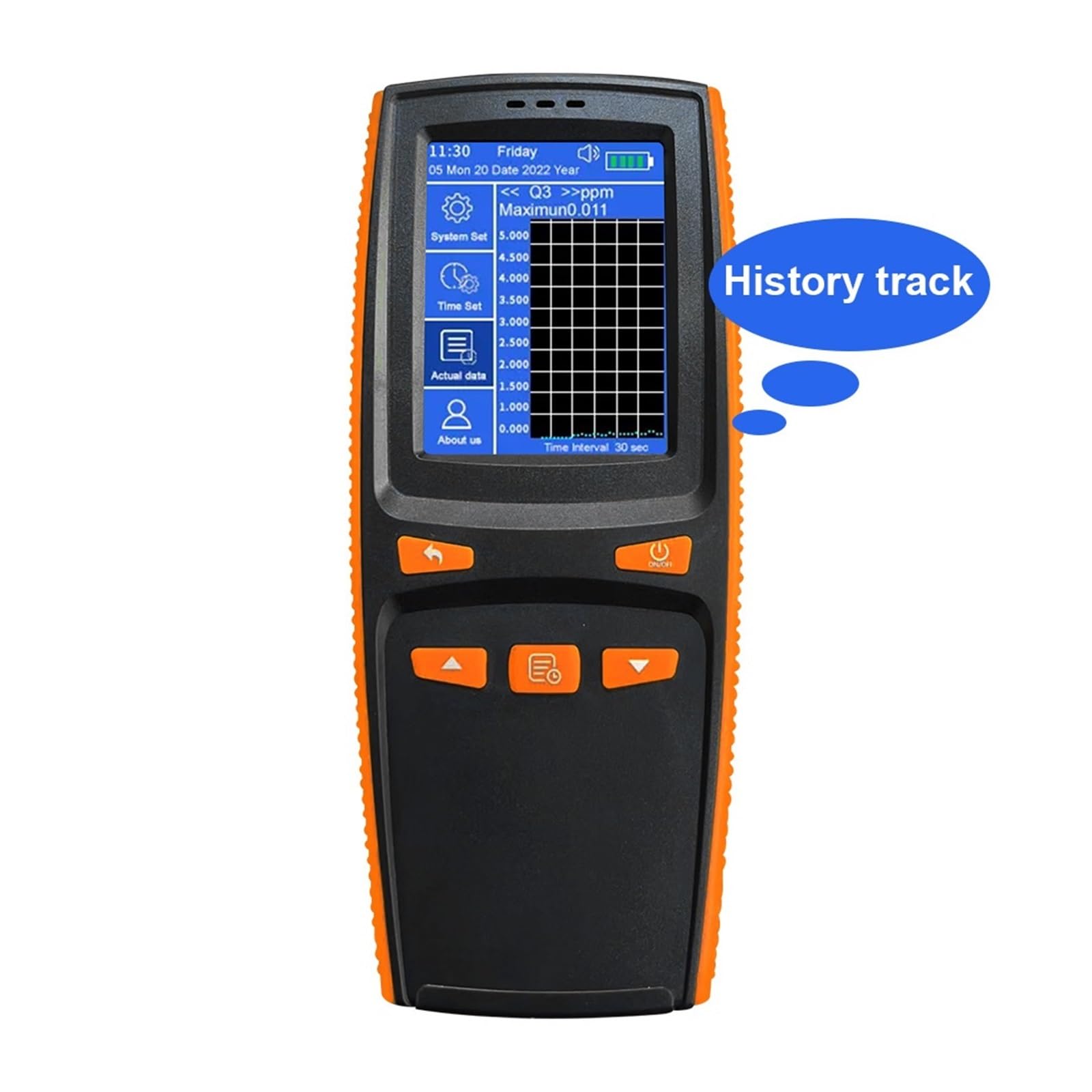 Detector portátil de ozono O3, Detector de Gas, analizador de mano, contador, medidor de ozono, Detector de aire, Sensor inteligente